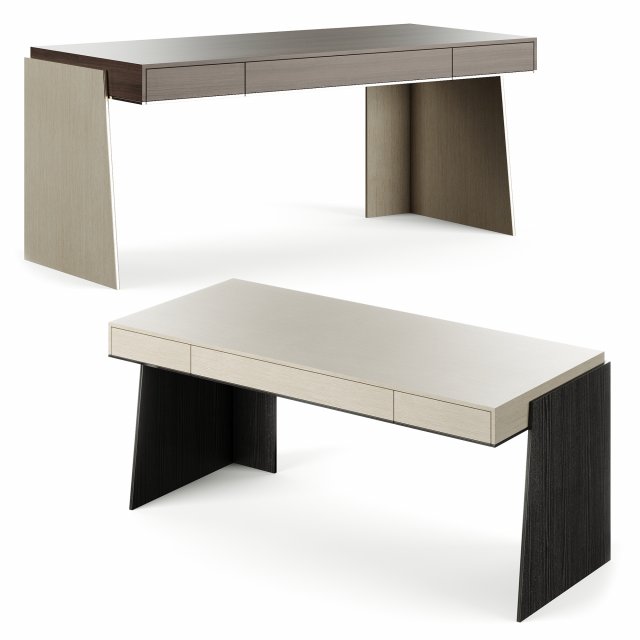 Laskasas Dara Desk Model 3D .c4d .max .obj .3ds .fbx .stl .blend