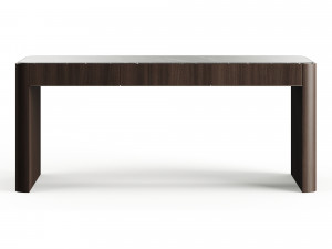 Laskasas Larson Writing Desk With Drawers 3D Model