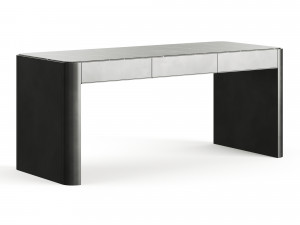 Laskasas Larson Writing Desk With Drawers 3D Model