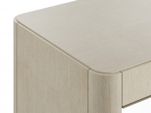 Laskasas Larson Writing Desk With Drawers 3D Model