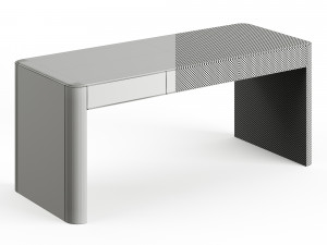 Laskasas Larson Writing Desk With Drawers 3D Model