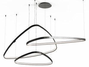 Triangle Pendant Lamp by LuxLucia Casa Modelo 3D