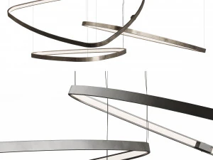 Трикутний підвісний світильник від LuxLucia Casa 3D Модель