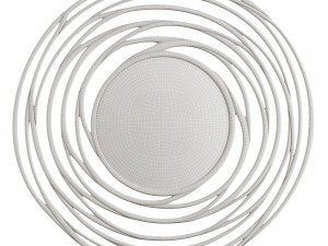 Luxury Mirror Round Metal 0056 GOLD 3D मॉडल