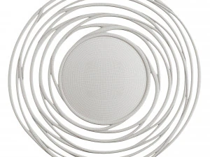 Luxury Mirror Round Metal 0056 GOLD 3D Model