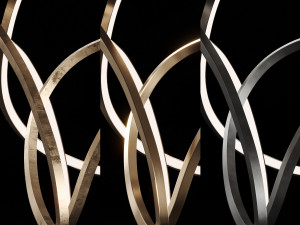 HouseInari Line 036-R Ribbon Lamp by Cameron Design House 3D Модель