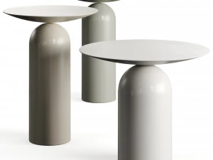 Basta Disco Wood Coffee Table 3D Model