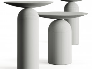 Basta Disco Wood Coffee Table Modèle 3D