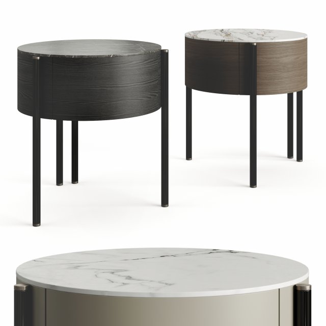 Capital Collection Bedside Table Mayfair 3D Model .c4d .max .obj .3ds .fbx .stl .blend 