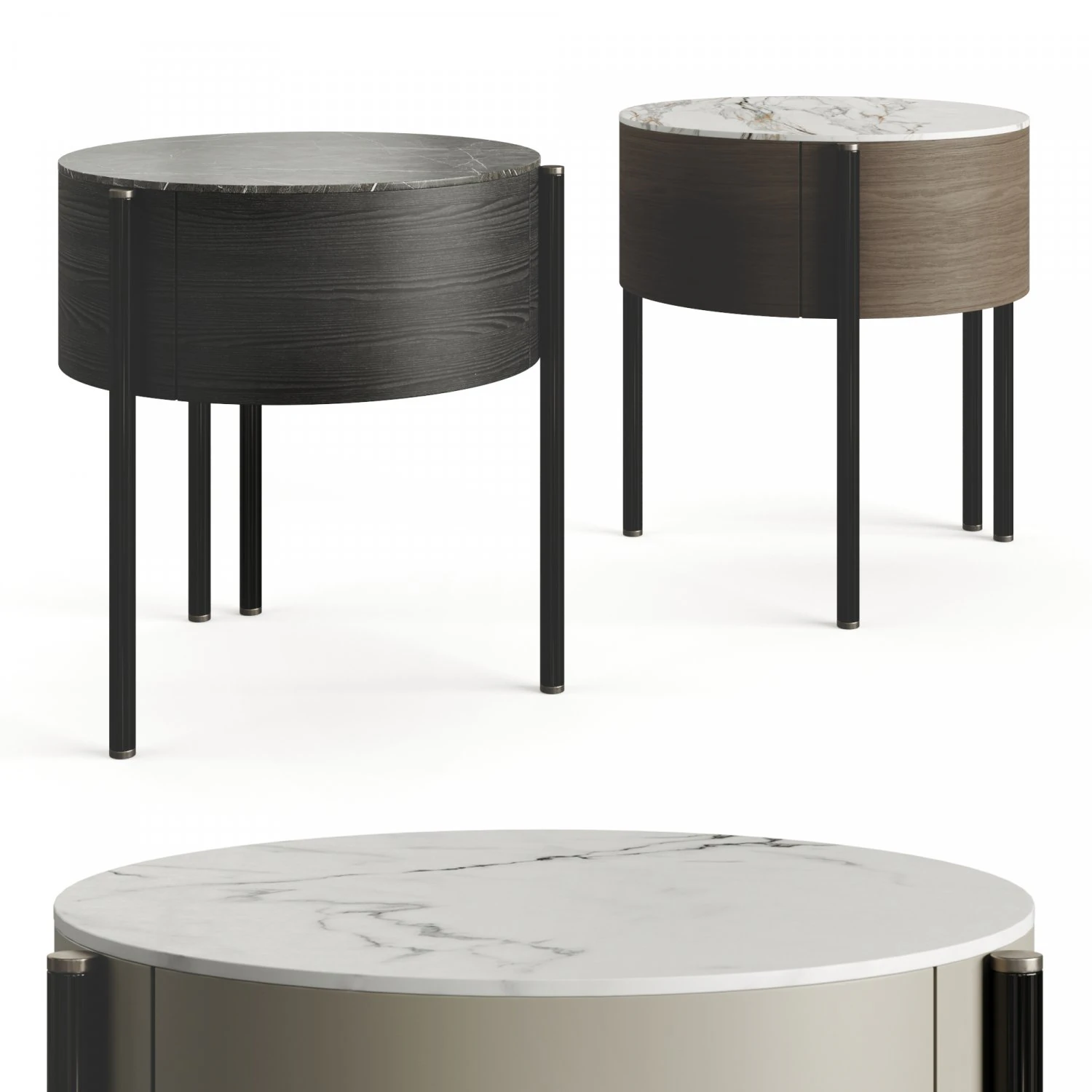 Capital Collection Bedside Table Mayfair 3D Model .c4d .max .obj .3ds .fbx .stl .blend