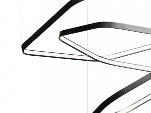 LuxLucia Casa の多角形ペンダント ランプ 3Dモデル