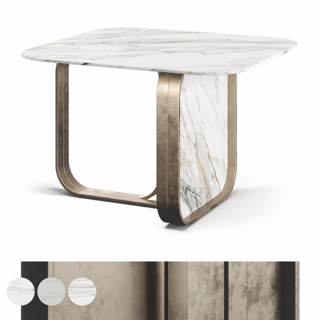 Taylor Llorente Luxury Marble Side Table Modello 3D .c4d .max .obj .3ds .fbx .stl .blend 