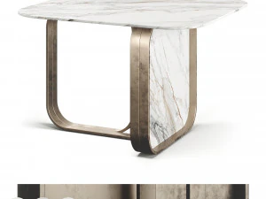Taylor Llorente Luxury Marble Side Table Modelo 3D