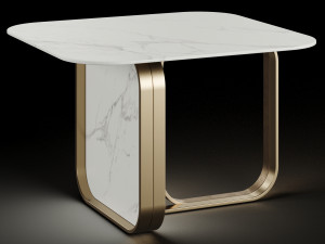 Taylor Llorente Luxury Marble Side Table Modello 3D