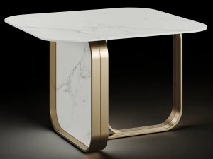 Taylor Llorente Luxury Marble Side Table 3D Model
