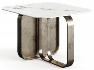 Taylor Llorente Luxury Marble Side Table Modello 3D