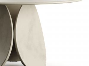 Cattelan Italia Maxim Argile Clay Table 3D Модель