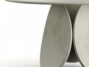 Cattelan Italia Maxim Argile Clay Table 3D Модель