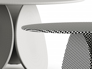 Cattelan Italia Maxim Argile Clay Table 3D Модель