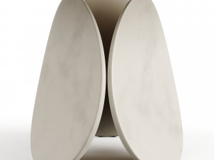 Cattelan Italia Maxim Argile Glass Table 3Dモデル