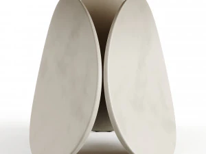 Cattelan Italia Mesa Maxim Argile de Cristal Modelo 3D