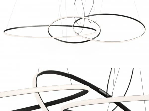 Fabian Olimpic F45 LINE Ribbon Lamp 3D Model