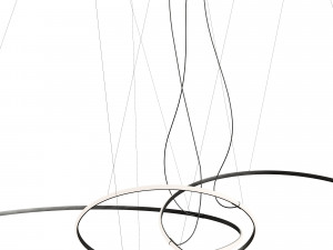 Fabian Olimpic F45 LINE Ribbon Lamp 3Dモデル