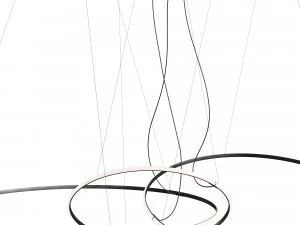 Fabian Olimpic F45 LINE Ribbon Lamp 3D Model