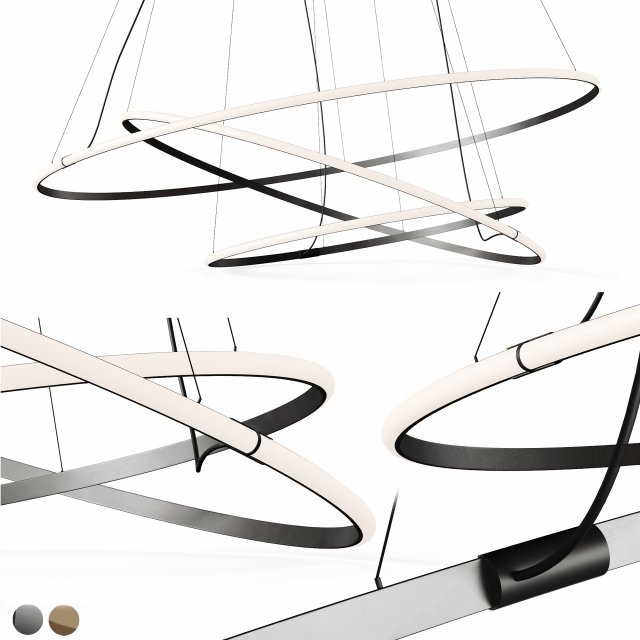 Fabian Olimpic F45 UP Ribbon Lamp Modèle 3D .c4d .max .obj .3ds .fbx .stl .blend 