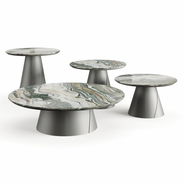 Cattelan Italia Albert Keramik Coffee Table Modello 3D .c4d .max .obj .3ds .fbx .stl .blend 
