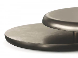 Cattelan Italia Yo-Yo Brushed Bronze Coffee Table 3D Model
