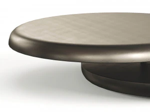 Cattelan Italia Yo-Yo Brushed Bronze Coffee Table 3D Model