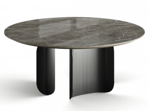 Miniforms Barry Circle Table by Alain Gilles Modelo 3D