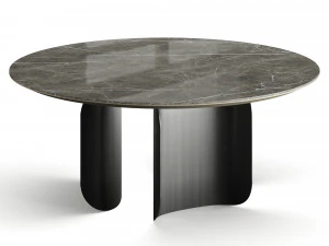 Miniforms Barry Circle Table by Alain Gilles 3D Model