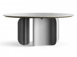 Miniforms Barry Circle Table by Alain Gilles Modelo 3D