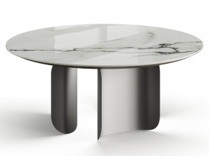 Miniforms Barry Circle Table by Alain Gilles Modelo 3D