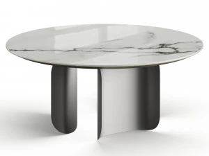 Miniforms Barry Circle Table by Alain Gilles 3D Model