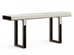 Laskasas Pearl Marble Console Table Model 3D