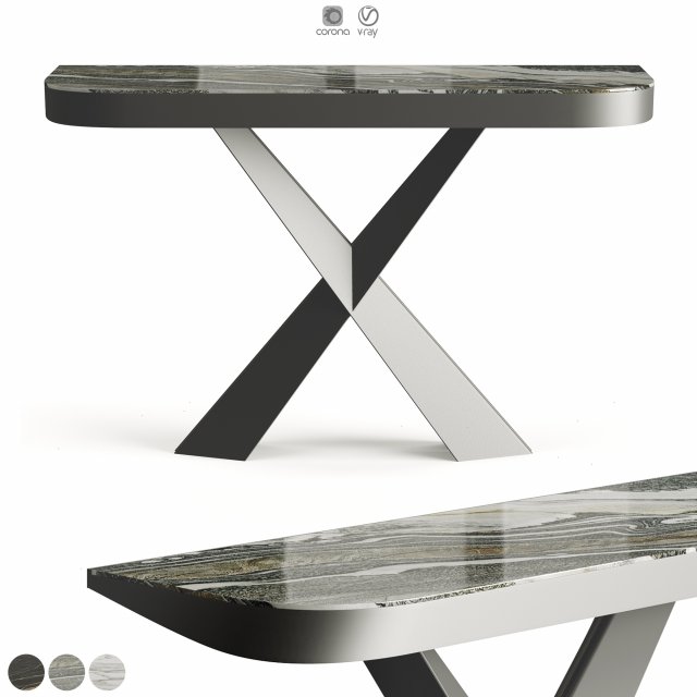 Cattelan Terminal Keramik Drive Console by Paolo Cattelan 3D Model .c4d .max .obj .3ds .fbx .stl .blend 
