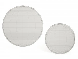 Cattelan Italia Hawaii Round Luxury Mirror 3D Model