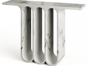 Arches3 Marble Console Table by Perve Langlais Modello 3D