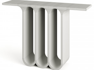 Arches3 Marble Console Table by Perve Langlais Modello 3D