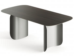 Miniforms Barry Rectangle Dinner Table 3D Модель