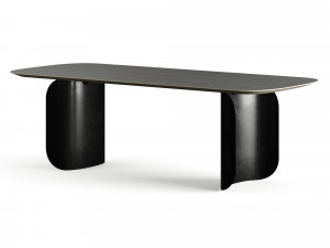 Miniforms Barry Rectangle Dinner Table 3D Модель