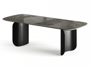 Miniforms Barry Rectangle Dinner Table 3D Модель