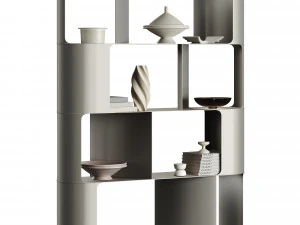 Cattelan Italia Fulham BookCase By Ono Design 3D Model