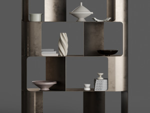 Cattelan Italia Fulham BookCase By Ono Design 3D-Modell