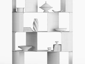 Cattelan Italia Fulham BookCase By Ono Design 3D Model