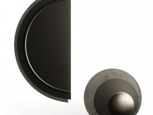 Fendi Casa Domino Luxury Mirror 3Dモデル