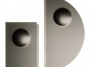 Fendi Casa Domino Luxury Mirror 3Dモデル